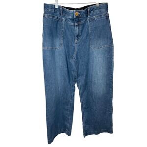 Democracy Ab Technology Wide Leg Jeans Size 16